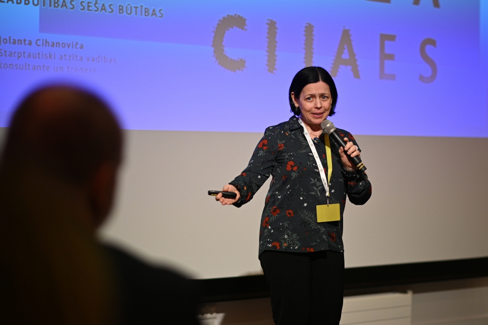 Labbūtības sešas būtības - Jolanta Cihanoviča. Konference ''Pasaule Organizācija Es''